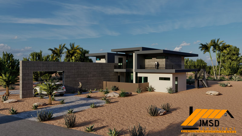 3D House Rendering Services
